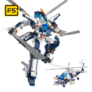 Ensemble de blocs de construction de robots mécaniques F5 Wz 10 Longyuan Heavy Machinery pour garçons de 8 à 13 ans, 800 pièces, jouet d'assemblage, cadeau - Product Image 5