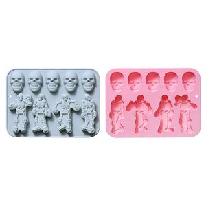 Molde de Silicona M61272 con Forma de Calavera y Esqueleto para <span class=keywords><strong>Chocolate</strong></span>, Dulces y Pasteles de Halloween - Product Image 5