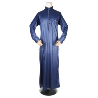 Ventes Flash Caftan Homme Daffah Traditionnel Musulman Brillant d'Été, Jubbah Ethnique Jilbab Khimar Maxi Qamis Boubou Vêtements Islamiques