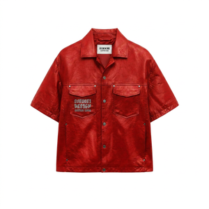 เสื้อแจ็คเก็ตหนัง PU แขนยาว พิมพ์ลายกราฟิก โลโก้ OEM/ODM ตามสั่ง ปี 2026  แบบซิปปิด  ไซส์ใหญ่  ใส่ได้ทั้งชายและหญิง กันน้ำ ระบายอากาศได้ดี - Product Image 2