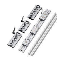 Rail de guidage linéaire à double axe SGR10 SGR15 SGR20 personnalisable en gros, 4 mètres, sans joint, super résistant à l'usure, rail linéaire à rouleaux