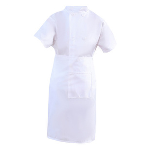 Abrigo de chef para niños, chaqueta para hornear, sombrero, uniforme de chef, traje de sombrero, disfraz de cocinero para niños - Product Image 5