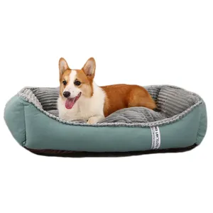 New Hoopet Producr Luxury Soft Warm Flannel Detachable Modern Dog Bed Pet Furniture Manufacturer