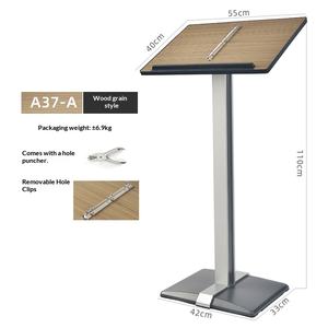 Support de menu et de recettes vertical moderne en acrylique PMMA autoportant pour restaurant, bureau, <span class=keywords><strong>avis</strong></span> public - Product Image 1