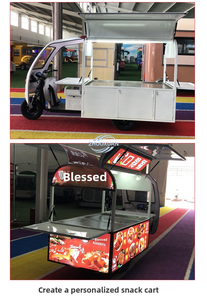 Triciclo Eléctrico Abierto para Uso Comercial, Cocina de Acero Inoxidable Premium, Capacidad para 200 Personas, Carrito de Venta de Comida Callejera - Product Image 4