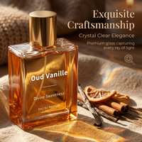 Nouveauté, parfum de haute qualité à la vanille et au oud, notes chaudes de vanille et d'oud, parfum boisé élégant, longue tenue, pour toutes les occasions, usage quotidien