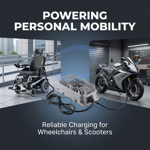 VOITATOP VT-QA300A Chargeur portable multi-batteries 48V 5A 110/220V AC, étanche IP67, en aluminium, pour véhicules électriques et scooters - Product Image 5