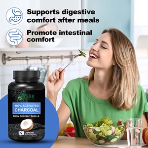 Produit le plus vendu : Capsules de charbon actif pour favoriser le confort digestif après les repas - Product Image 6