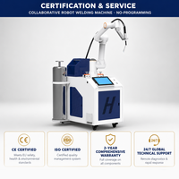 Robot collaboratif intelligent à apprentissage par démonstration, bras de cobot sans programmation pour le soudage industriel polyvalent des métaux