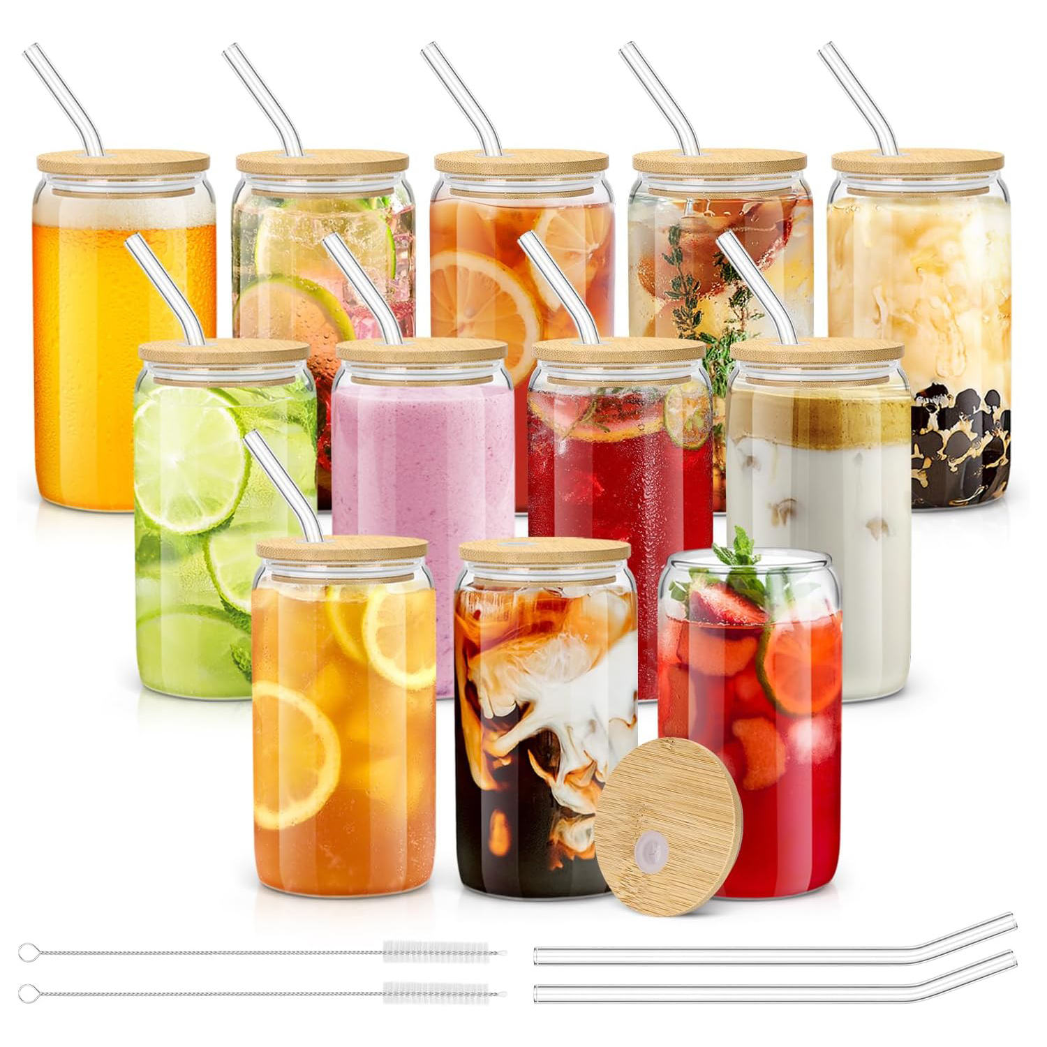 Brush for drinking straws