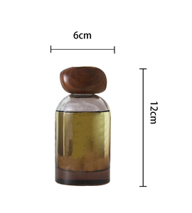 Zen-tea naturale Aroma Reed diffusore 250ml di vetro rotondo con legno profumato arredamento per la casa e regalo aromatico olio essenziale <span class=keywords><strong>Dispenser</strong></span> - Product Image 6