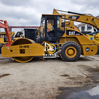 Compacteur vibrant d'occasion Caterpillar CS683E, livraison gratuite