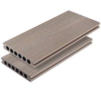 Planche de terrasse en composite bois-plastique (WPC) moderne, antidérapante, imperméable, installation par clic, pour extérieur, jardin, 140*25 mm