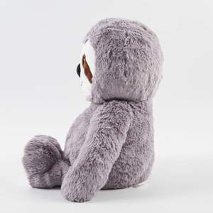 Grazioso animale grigio personalizzato bradipo morbido peluche imbottito Super morbido poliestere nuovi prodotti matrimonio PP cotone esclusivo mercato della cina - Product Image 4
