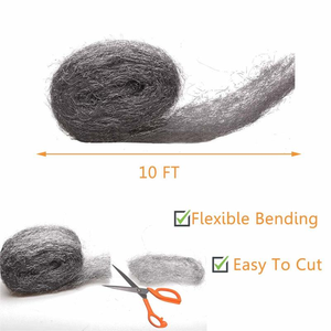 PEX 2kg Grade 0000 Wrap Métal Polissage Accessoire Meulage Nettoyage Non Crumble Remover Fil <span class=keywords><strong>d</strong></span>'<span class=keywords><strong>Acier</strong></span> <span class=keywords><strong>Laine</strong></span> - Product Image 3