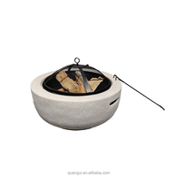 Brasero d'extérieur haut de gamme coréen moderne en acier, sculpté à la main, en fibre-ciment luxueux, pour la maison, le camping et le barbecue au charbon de bois