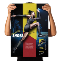 Impression d'affiches publicitaires personnalisées grand format pour les fabricants, avec impression couleur CMYK, pour les films, les photos, la musique, les entreprises et les magasins