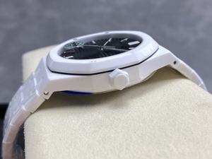 Nouvelle super qualité mécanique lumineuse 41mm APS usine 4302 mouvement 15500 montre en céramique blanche saphir étanche - Product Image 4