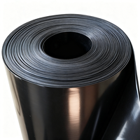 Feuille de caoutchouc EPDM conductrice, produit d'usine, bonne absorption acoustique, feuille autocollante