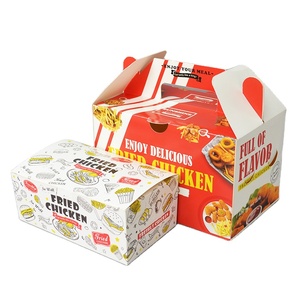 特注ロゴファストフードブランド包装サンドイッチ用ホットドッグ揚げチキンハンバーガーランチボックスエンボス加工チューインガム - Product Image 2