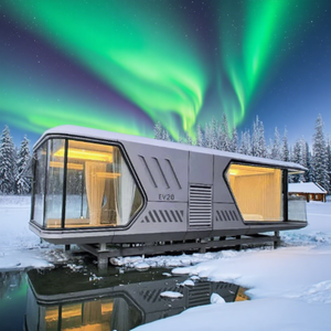 중국 공장 포드 작은 집 조립식 캐빈 빌라 사무실 용 조립식 캡슐 홈 오피스 빌딩 - Product Image 1