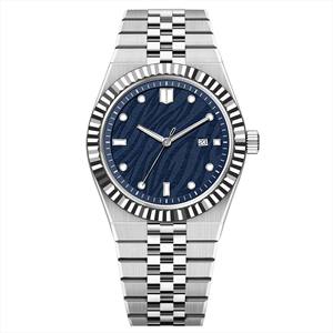 Montre Homme Quartz 2026 Bracelet Acier Inoxydable Étanche 3ATM Cadran 40,5 mm Style Personnalisable Fournisseur OEM Échelle Minimaliste - Product Image 1