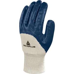 DELTA PLUS - NI15010 Gant bleu en nitrile avec dos ventilé et poignet élastique tricoté (multi-pack) -GANTS EAN 3295249010768 - Product Image 1