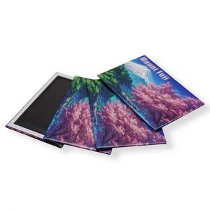 Imán de nevera de hojalata con impresión a todo color, imán fotográfico de papel estucado, venta al por mayor de fábrica china - Product Image 6