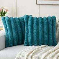 Housse de coussin en polyester doux pour canapé, chambre à coucher, décoration de la maison