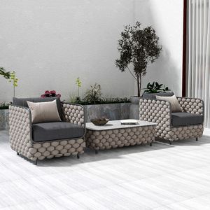 Canapé de jardin sectionnel moderne <span class=keywords><strong>Matelas</strong></span> de salon de patio Canapé d'extérieur modulaire - Product Image 3