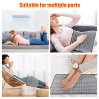 Couverture chauffante électrique portable et confortable, couverture thermique chauffante pour l'hiver