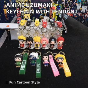 Llavero de anime Uzumaki de 6.ª generación al por mayor, colgante creativo con forma de dibujos animados para <span class=keywords><strong>muñeco</strong></span> <span class=keywords><strong>Kakashi</strong></span>, material de silicona, ¡novedad! Súper ventas. - Product Image 2