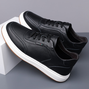 Nouvelles Chaussures Décontractées en Cuir pour Hommes Modèle 2026, Semelles Souples Respirantes, Cuir de Vachette Pleine Fleur pour Hommes - Product Image 4