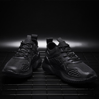 Chaussures de course pour hommes personnalisées, marque ODM, antidérapantes, couleur unie, baskets décontractées de haute qualité, mode personnalisée