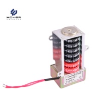 Moteur pas à pas antimagnétique pour compteur, alimentation CC installée, roues de caractères 5+2 supérieures et inférieures pour compteur d'énergie électrique HMJDQ06