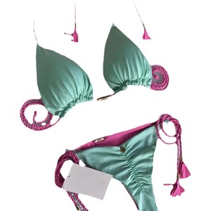 Conjunto de Bikini Brasileño con Cuerdas Trenzadas en Colores de Moda, Traje de Baño para Mujer, Bikini para Chica - Product Image 5