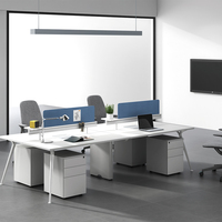 Système de poste de travail de cabine de bureau de centre d'appels modulaire