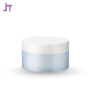 Wide Mouth 100g 150g Matte Lip Balm Scrub Container <b>Empty</b> PP Blue Plastic <b>Jar</b> Matte Cosmetic Eye Face Cream <b>Jar</b> with Lid - Product Image 2