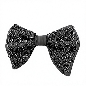 Nœud Papillon en Soie Brodé Réglable – Style Urbain, Charme Classique, Luxe et Mode, Style Signature Royale pour Mariage - Product Image 4