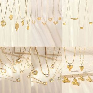 2024 New Style High-End <b>Titanium</b> Steel Clavicle <b>Chain</b> Necklace Retro European American Fashion Light Luxury Color-Free - Product Image 3