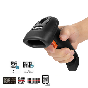 En stock, vente flash : Lecteurs de codes-barres 2D sans fil portables BT avec support optionnel pour la logistique des supermarchés et des magasins de détail - Product Image 1