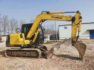 Excavadora Hyundai 80 Usada de 8 Toneladas, Certificada CE EMC, con Motor, Caja de Cambios, Alta Potencia de Excavación, 1 Año de Garantía - Product Image 2