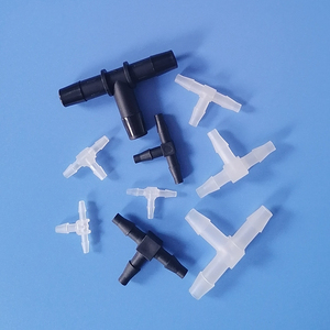 Ju Nhỏ Ống barb phụ kiện TEE kết nối nhựa barb ống phụ kiện y tế Polypropylene 3 cách kết nối thép gai - Product Image 3