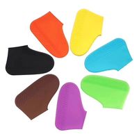 Couvre-chaussures en silicone antidérapant réutilisable de couleur personnalisée, imperméable, bottes de pluie pour l'automne et toutes les saisons, utilisation unisexe