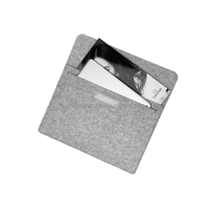 Computer Laptop and Pad <b>Tablet</b> Inner <b>Bag</b> 13 Inches Felt <b>Bag</b> With Number Shape Computer <b>Bag</b> With PU Logo - Product Image 3