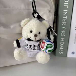 2026 FIFA Coupe du Monde Porte-clés Ronaldo Messi Kylian Mbappé Ours Poupée <span class=keywords><strong>Sac</strong></span> Charme Mignon Couple Cadeau Football Souvenir - Product Image 3