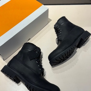 Nouvelles Bottes de Luxe Personnalisées 2026 pour Homme – Chaussures de Randonnée et de Sécurité en Cuir Véritable Noir, Confortables et Imperméables pour l'Hiver - Product Image 4