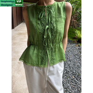 <span class=keywords><strong>Gilet</strong></span> élégant sans manches pour <span class=keywords><strong>femme</strong></span>, col châle, couleur <span class=keywords><strong>camel</strong></span> unie, décontracté, avec ceinture latérale, pour le bureau et le quotidien - Product Image 4