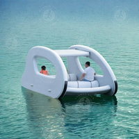 Bateau Catamaran Gonflable Électrique Portable à Énergie Solaire avec Auvent et Moteur pour la Pêche