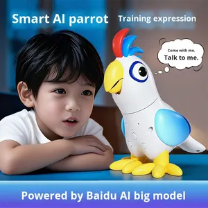 นกแก้วหุ่นยนต์ AI อัจฉริยะสำหรับเด็กนกแก้วเรียนรู้ภาษาวิทยาศาสตร์การสนทนาด้วยเสียงนกแก้ว - Product Image 2